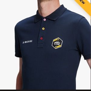 La Machine Team Jumbo Visma Unisex Polo Medium Tour De France NWT